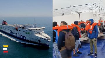 В Балтийском море горел паром из Латвии